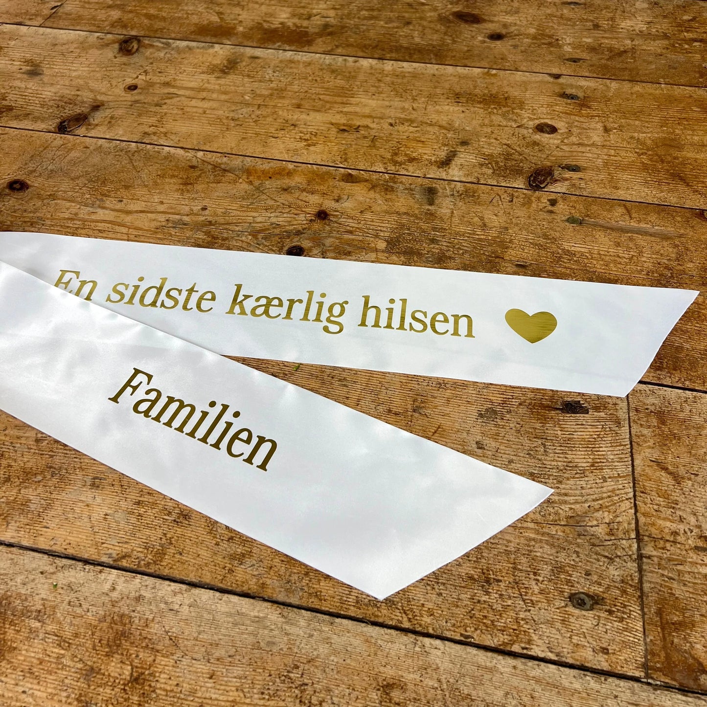 Bånd med personlig tekst